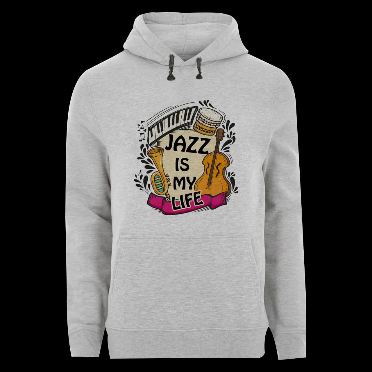 هودی JAZZ IS MY LIFE مدل AC 4