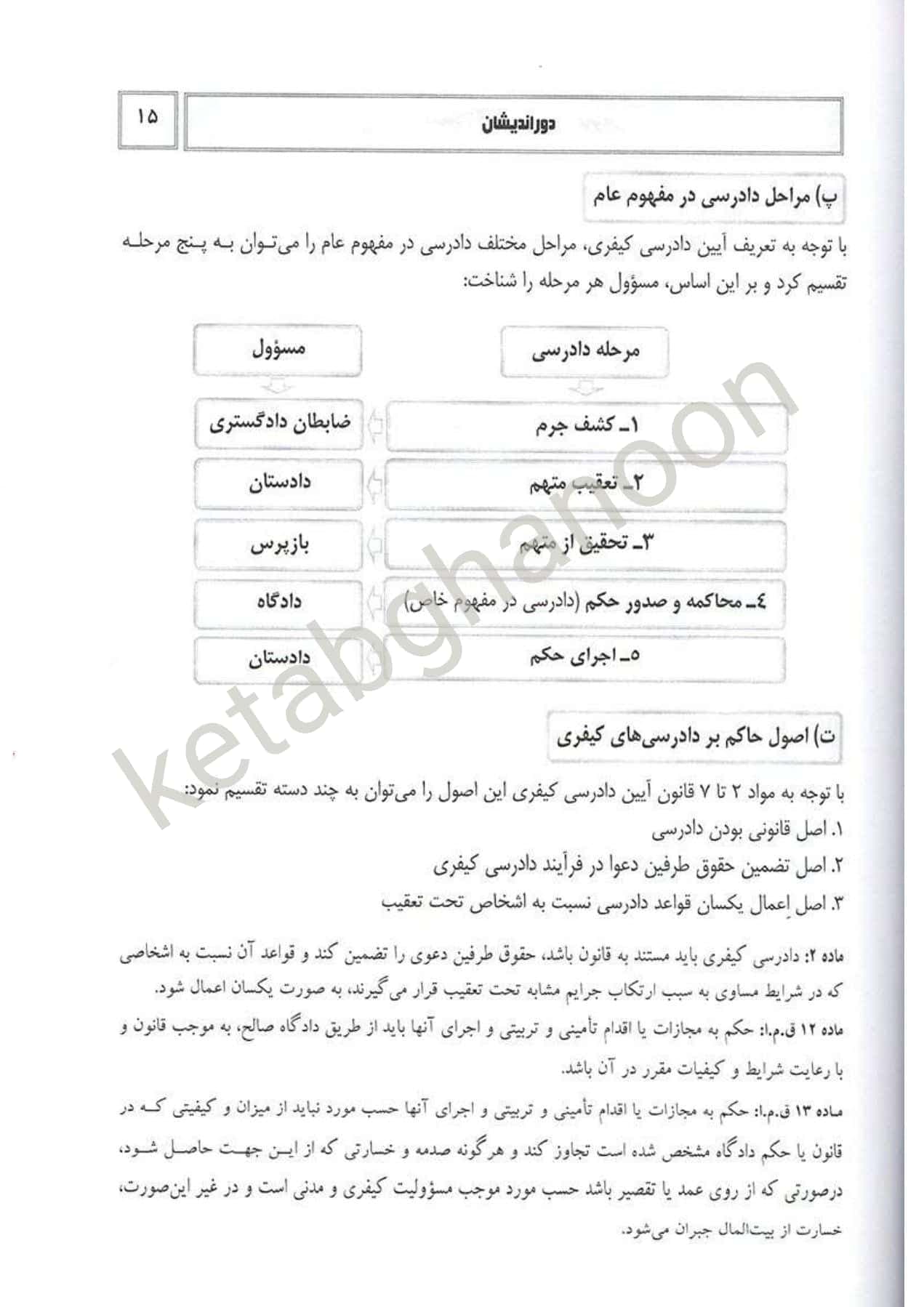 بایسته های آیین دادرسی کیفری دکتر تدین — تصویر ۵