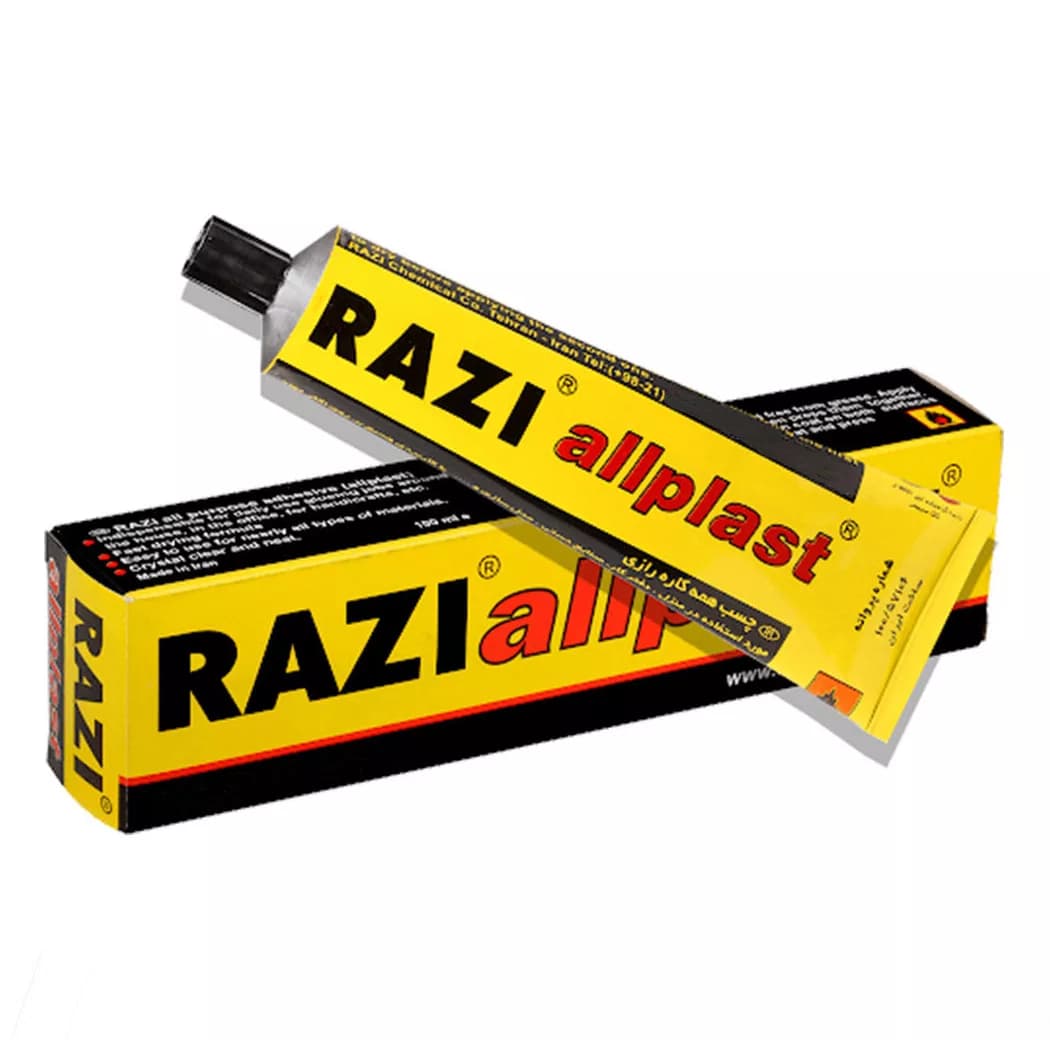 چسب مایع رازی مدل Allplast بسته 2 عددی — تصویر ۲