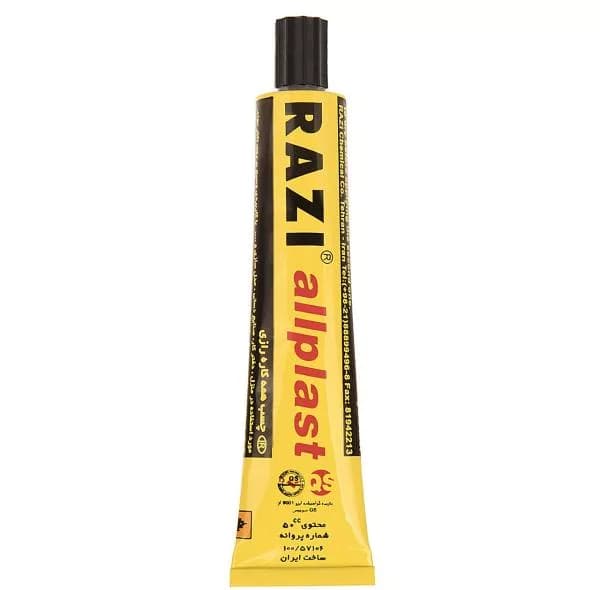 چسب مایع رازی مدل Allplast بسته دو عددی