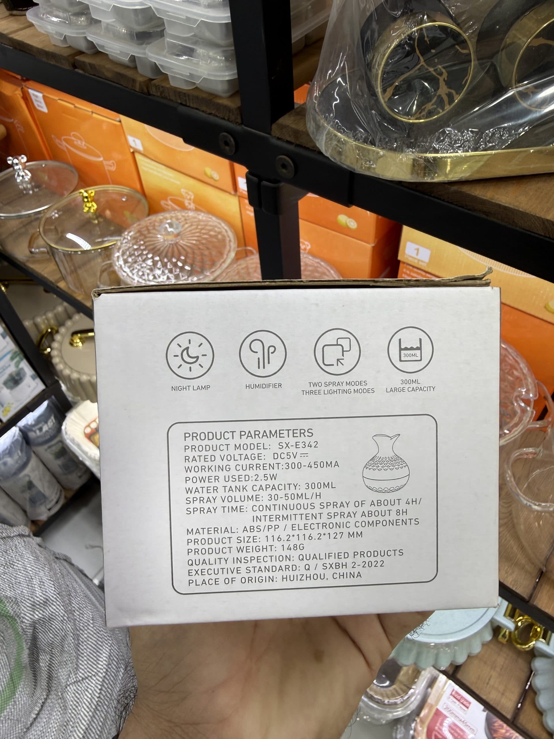 بخور سرد و رطوبت‌ساز گلدانی Flower Humidifier مدل SX-E342 با ظرفیت 300 میلی‌لیتر، دو حالت اسپری، سه حالت نور و چراغ خواب |اورجینال(عمده و تک) — تصویر ۴