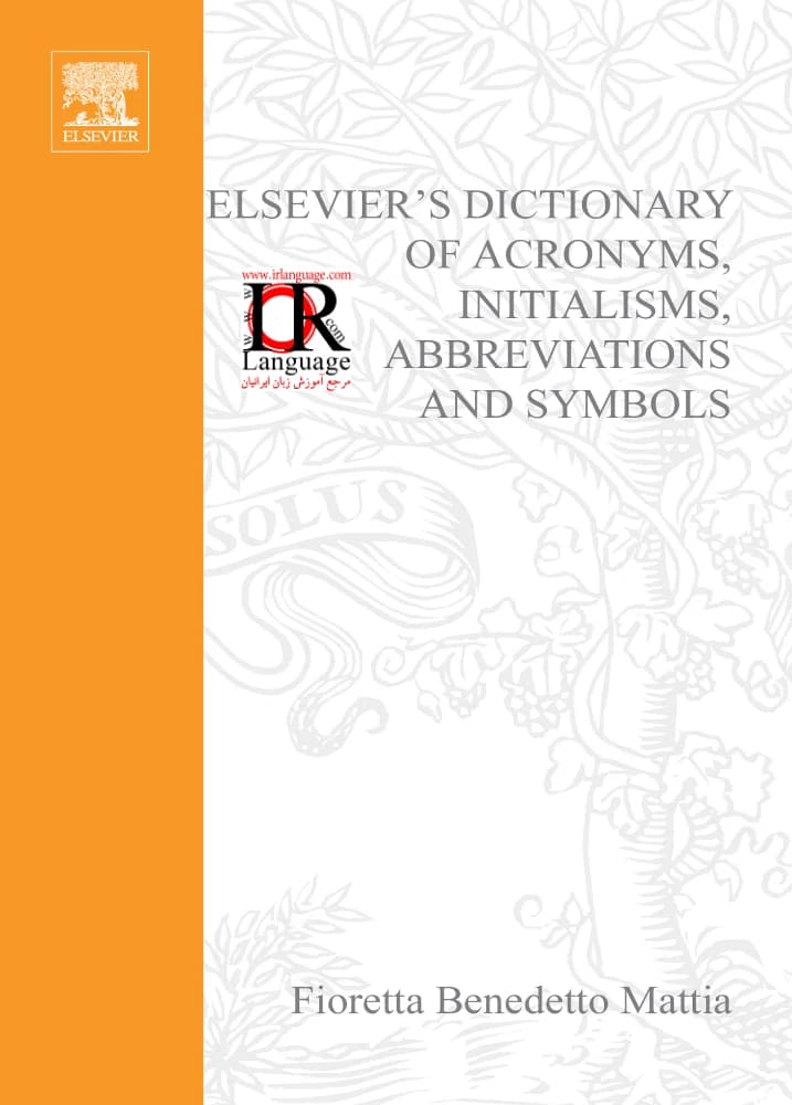 کتاب Dictionary of Acronyms Initialisms (فرهنگ اختصارات و سرواژهها) PDF