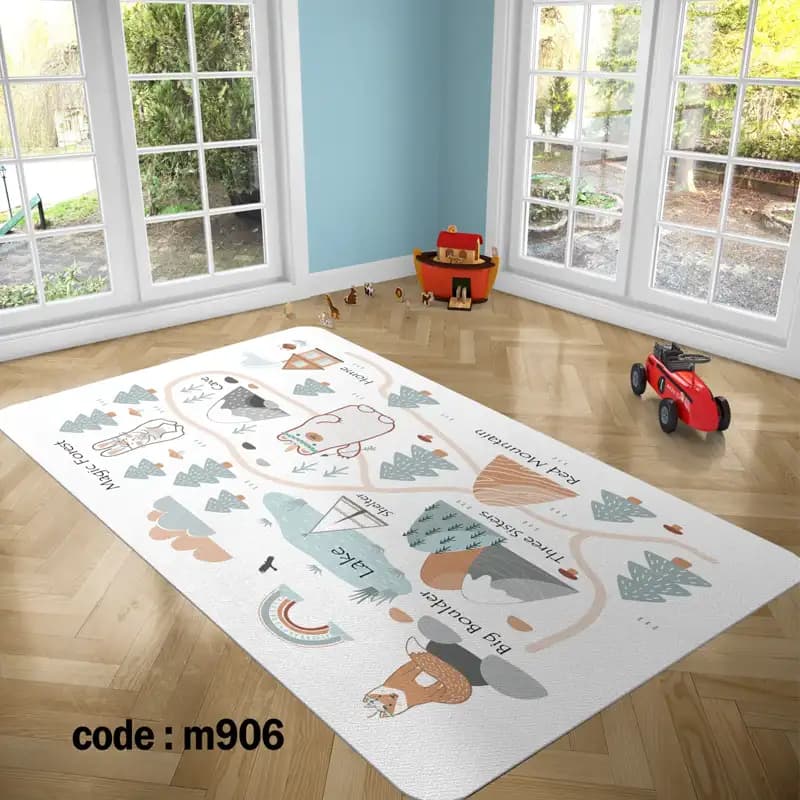 مخمل فرش (فرشینه) کد FAM_m 906
