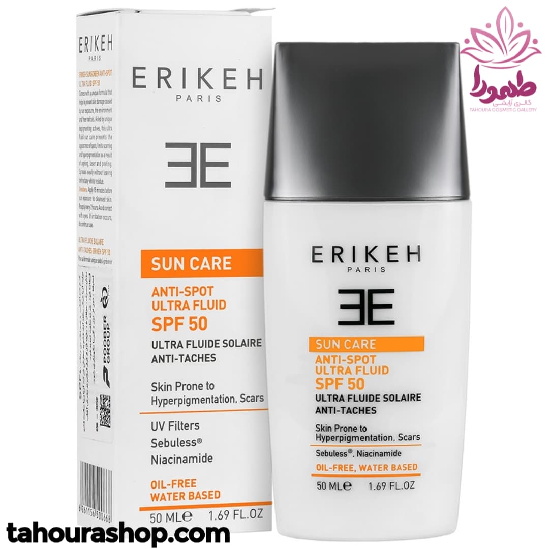 ضدآفتاب و ضدلک spf 50 اریکه