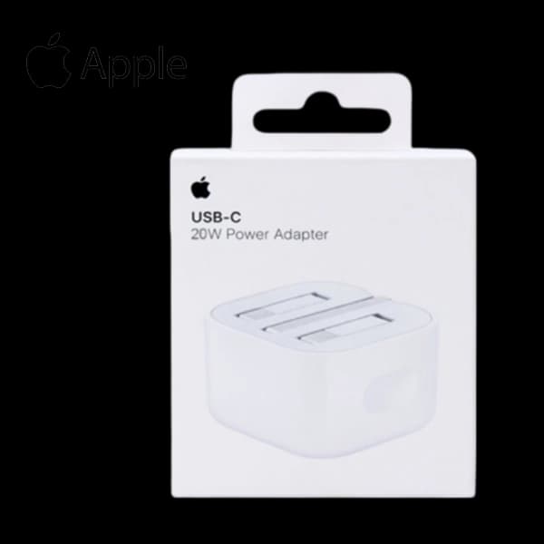 شارژر اصلی اپل USB-C 20w Adapter سه پین پارت نامبر B/A بهمراه گارانتی — تصویر ۴