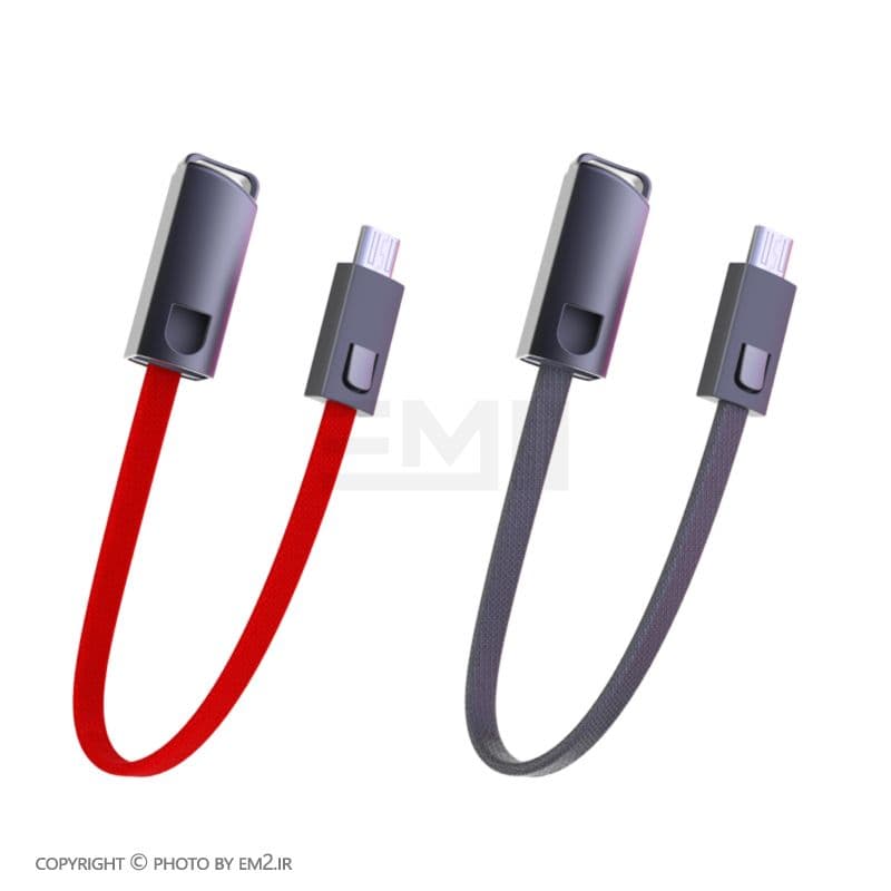 کابل Micro پاوربانکی فست مدل Dc21 اورجینال — تصویر ۲
