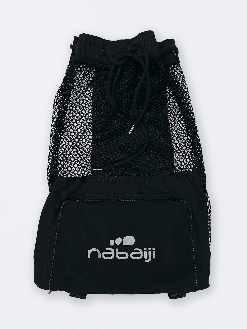 مش بگ ( mesh bag ) مشکی رنگ توری برای خشک شدن سریع وسایل استخر ، ساحل و دریا نابایجی ( Nabaiji )