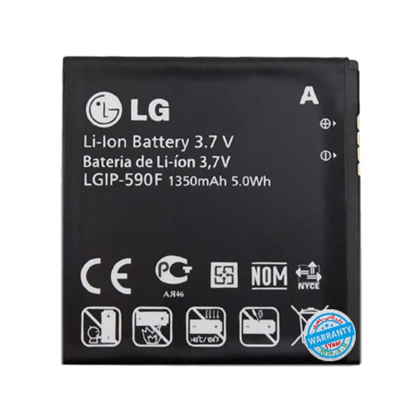 باتری اورجینال گوشی ال جی Optimus VQ مدل LGIP-590F