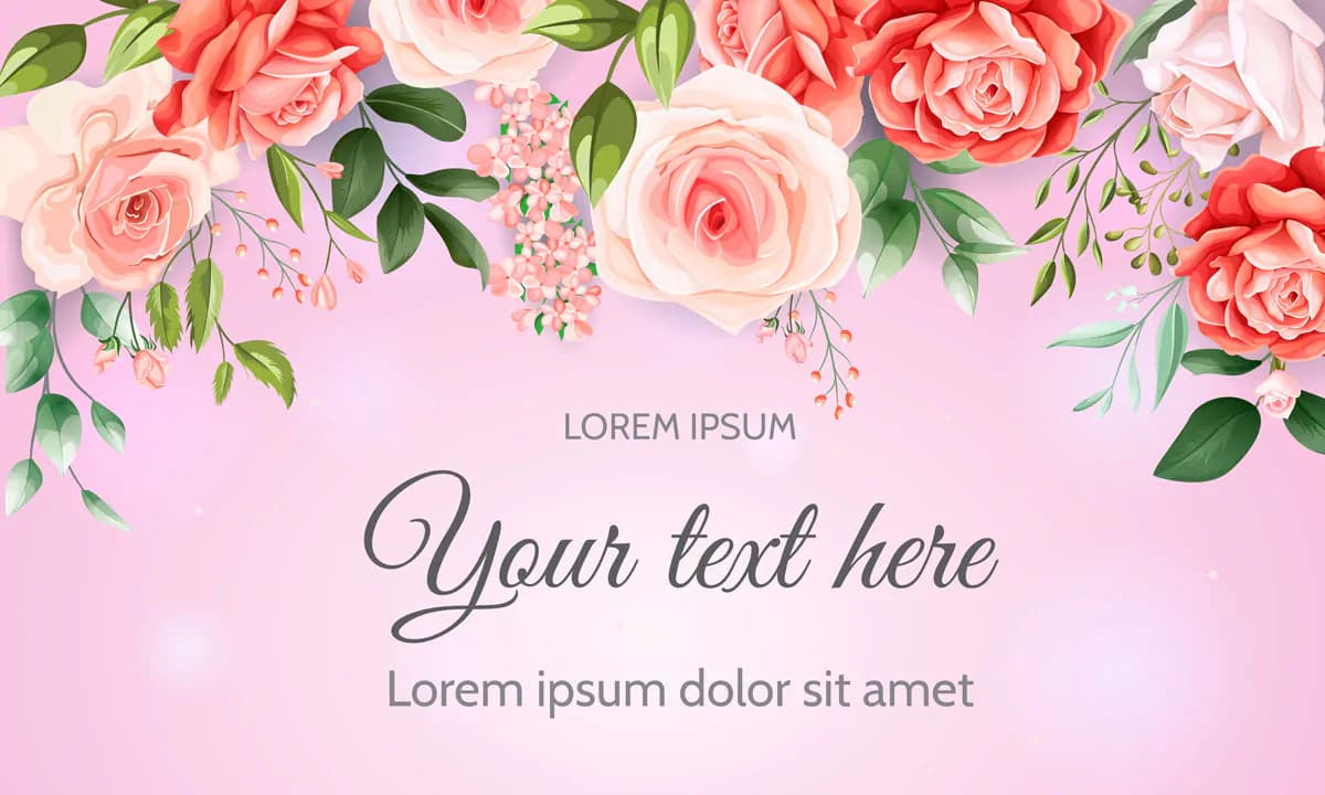 طرح وکتور گل های بهاری مناسب برای طراحی