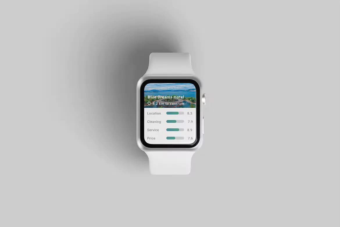موکاپ ساعت هوشمند و اسمارت واچ — تصویر ۳