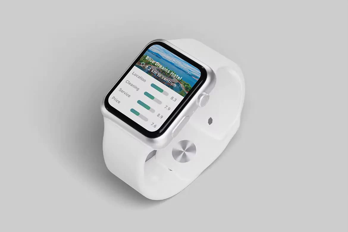 موکاپ ساعت هوشمند و اسمارت واچ — تصویر ۷