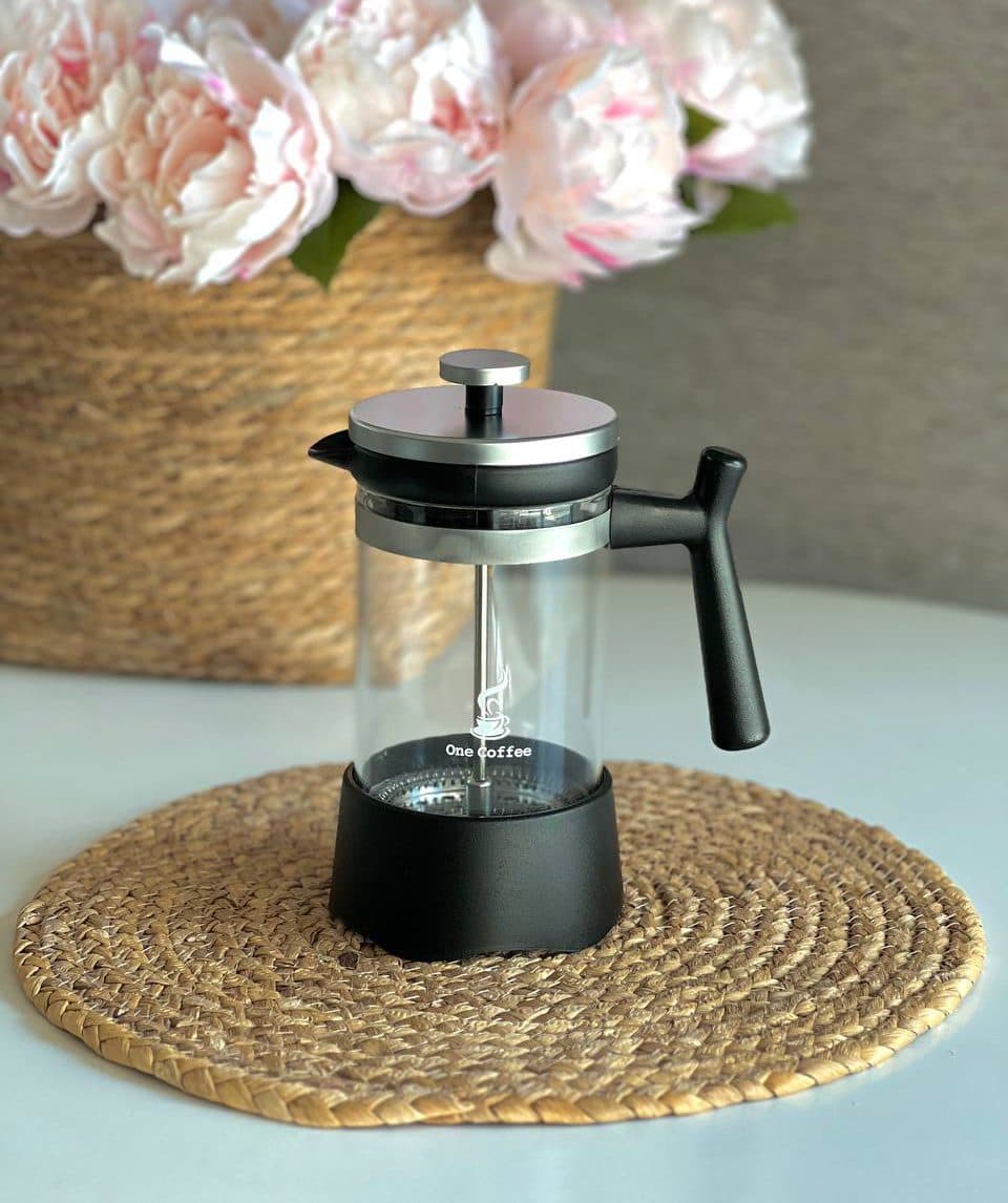 فرنچ پرس 600 میل One Coffee رنگ مشکی