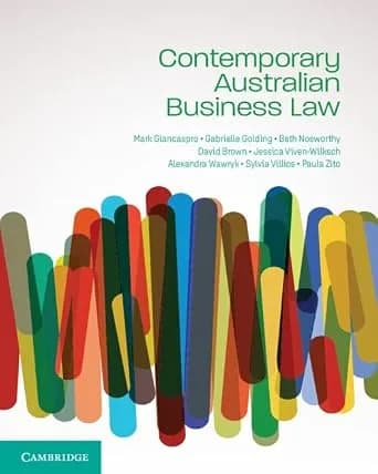 و دانلود نسخه کامل کتاب زبان اصلی Contemporary Australian Business Law PDF | دانلود کتاب خارجی