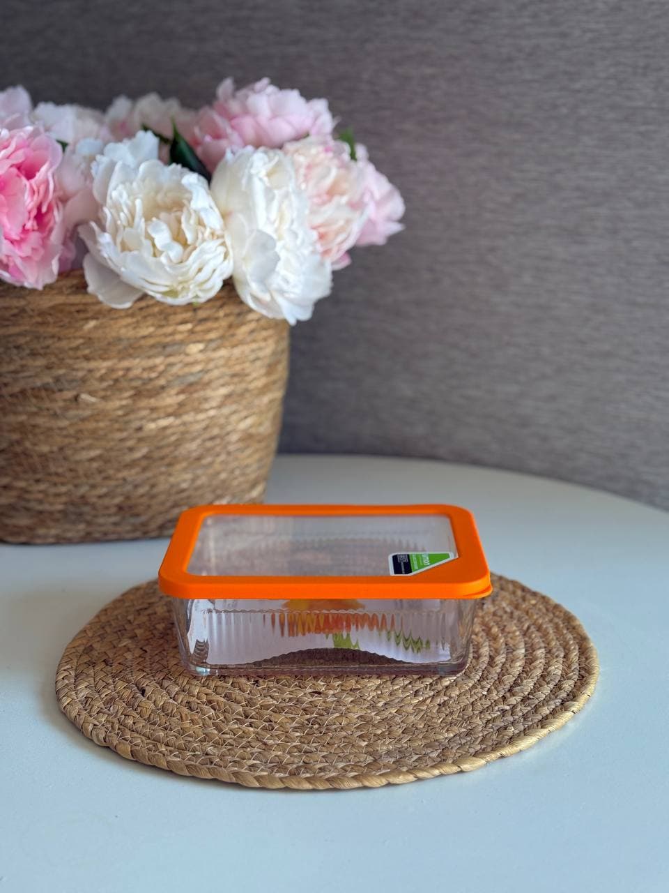 ظرف شیشه ای شیاردار 1/1 لیتر درب سیلیکونی لیمون کد 2098 — تصویر ۲