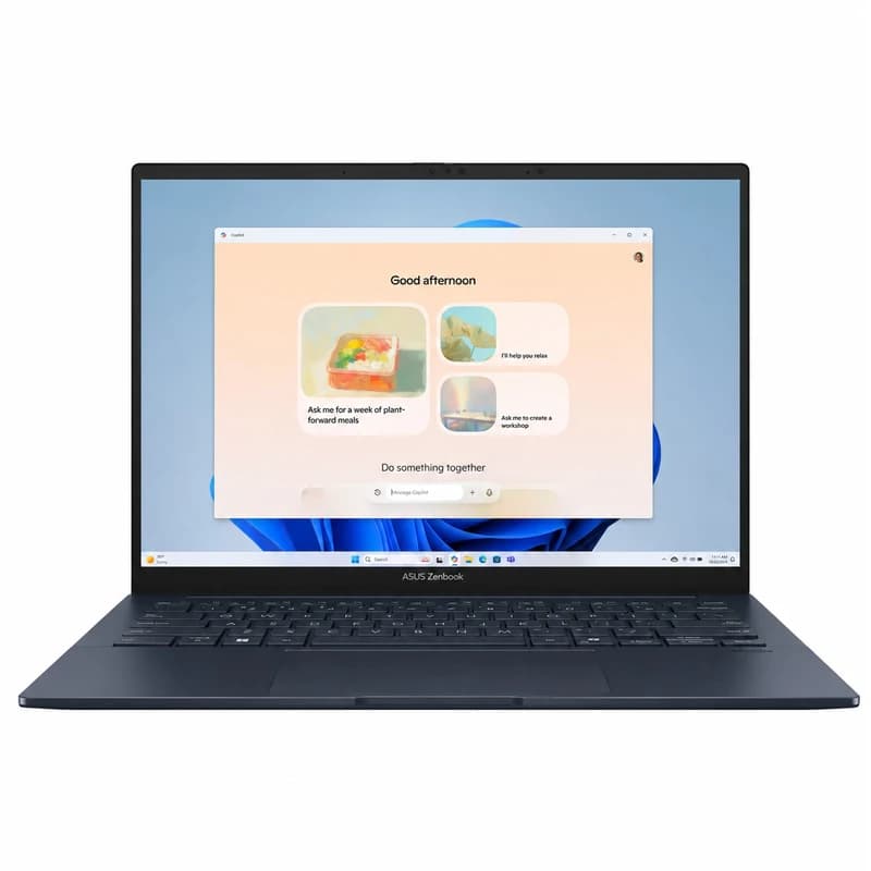 لپ تاپ 14 اینچی ایسوس مدل Zenbook 14 UM3405GA-Ryzen AI 9-465-16GB-1TB SSD – کاستوم شده