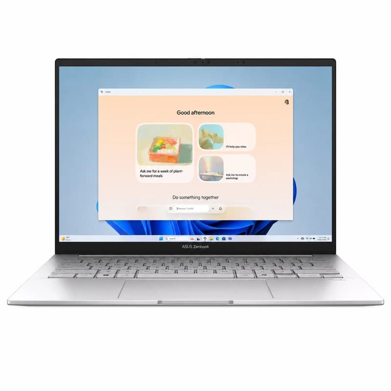 لپ تاپ 14 اینچی ایسوس مدل Zenbook 14 UM3405GA-Ryzen AI 9-465-16GB-1TB SSD – کاستوم شده — تصویر ۸