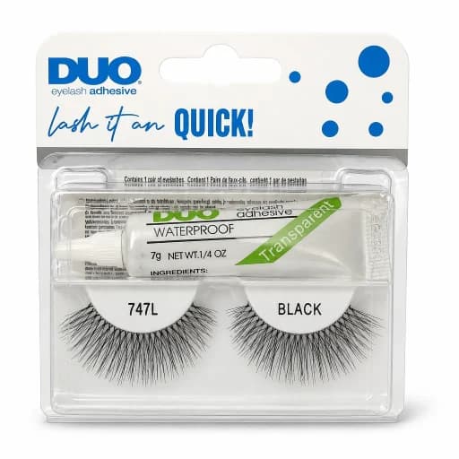 مژه مصنوعی747L+چسب مژه بیرنگ برندDUO — تصویر ۲