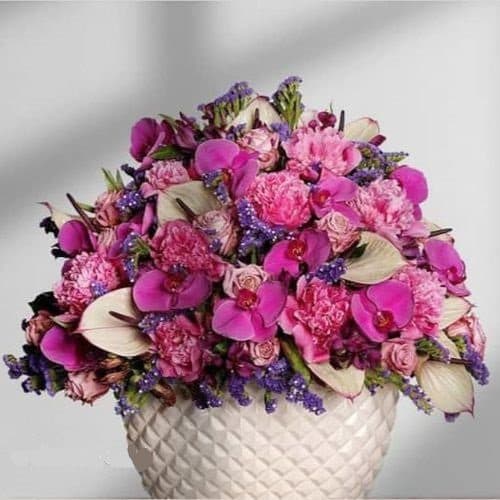 دسته گل برای سازمان نظام مهندسی کشاورزی و منابع طبیعی نیلوفر شهیدقندی 100a2189