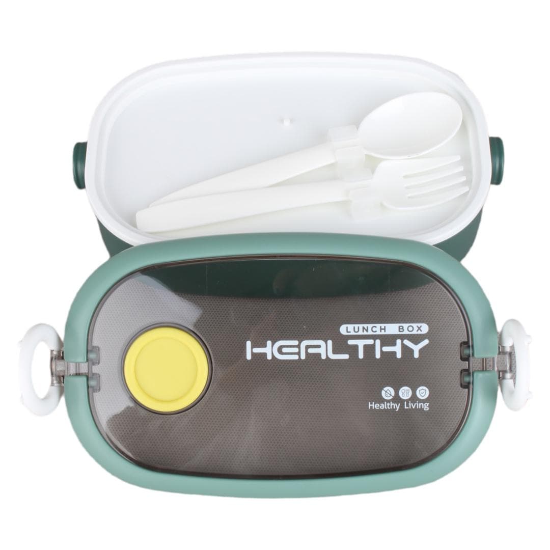 ظرف غذا استیل مدل یک طبقه برند Healthy کد 6728 — تصویر ۲