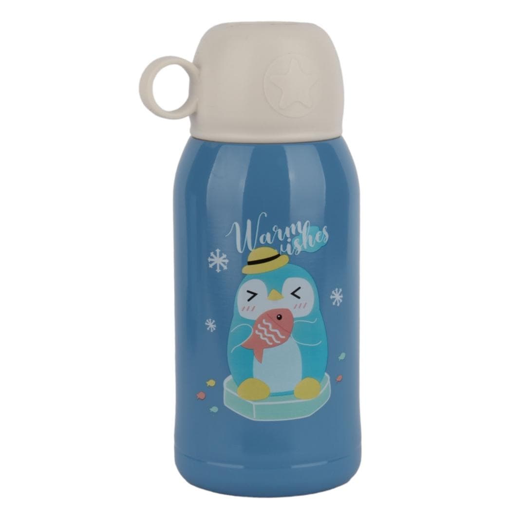 فلاسک کودک دو سر شاخ گوزنی طرح پنگوئن گنجایش 0.5 لیتر — تصویر ۶