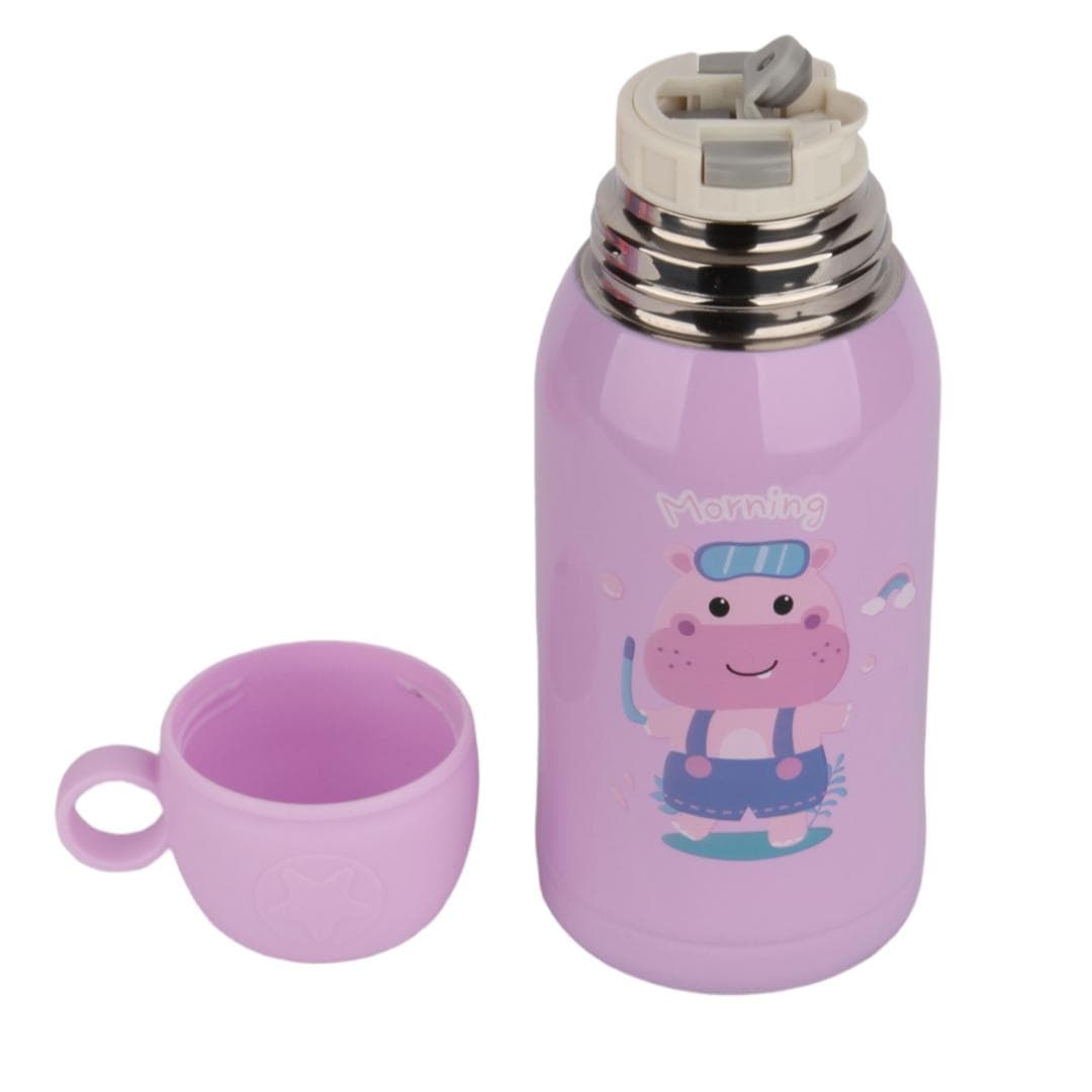 فلاسک کودک دو سر شاخ گوزنی طرح گاو گنجایش 0.5 لیتر — تصویر ۵