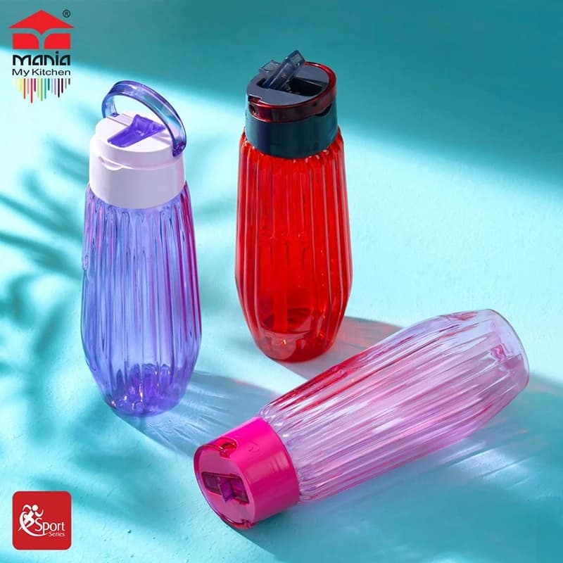 بطری نی دار مانیا مدل دایموند کوچک 500 میلی لیتر — تصویر ۳