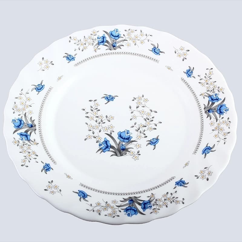 پیش دستی آرکوپال طرح گل آبی 6 عددی — تصویر ۲