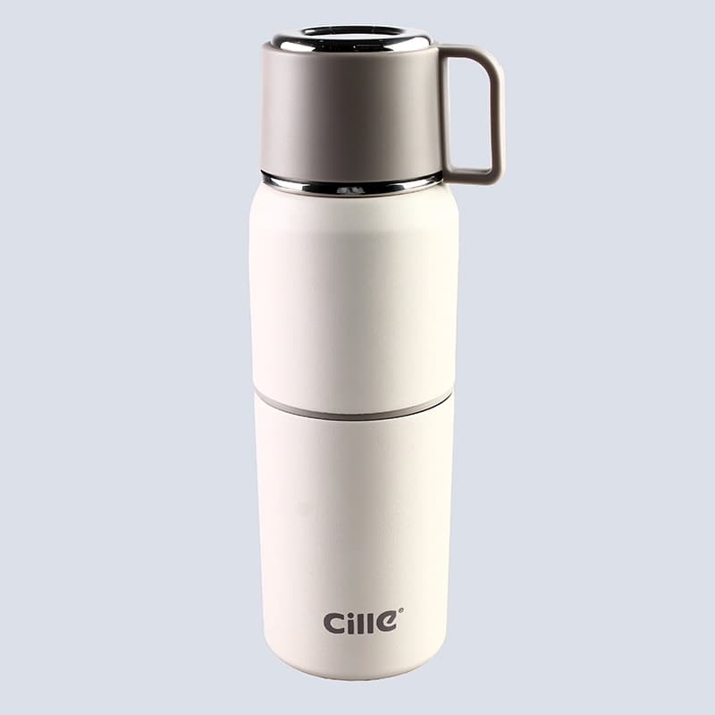 فلاسک دو لیوان استیل سیله (Cille) گنجایش ۴۸۰ میلی لیتر — تصویر ۴