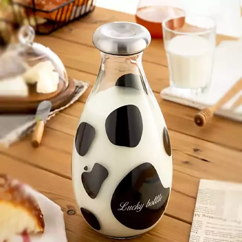 بطری شیر کامبوجی 1.2 لیتری درب استیل ضد نشت — تصویر ۲