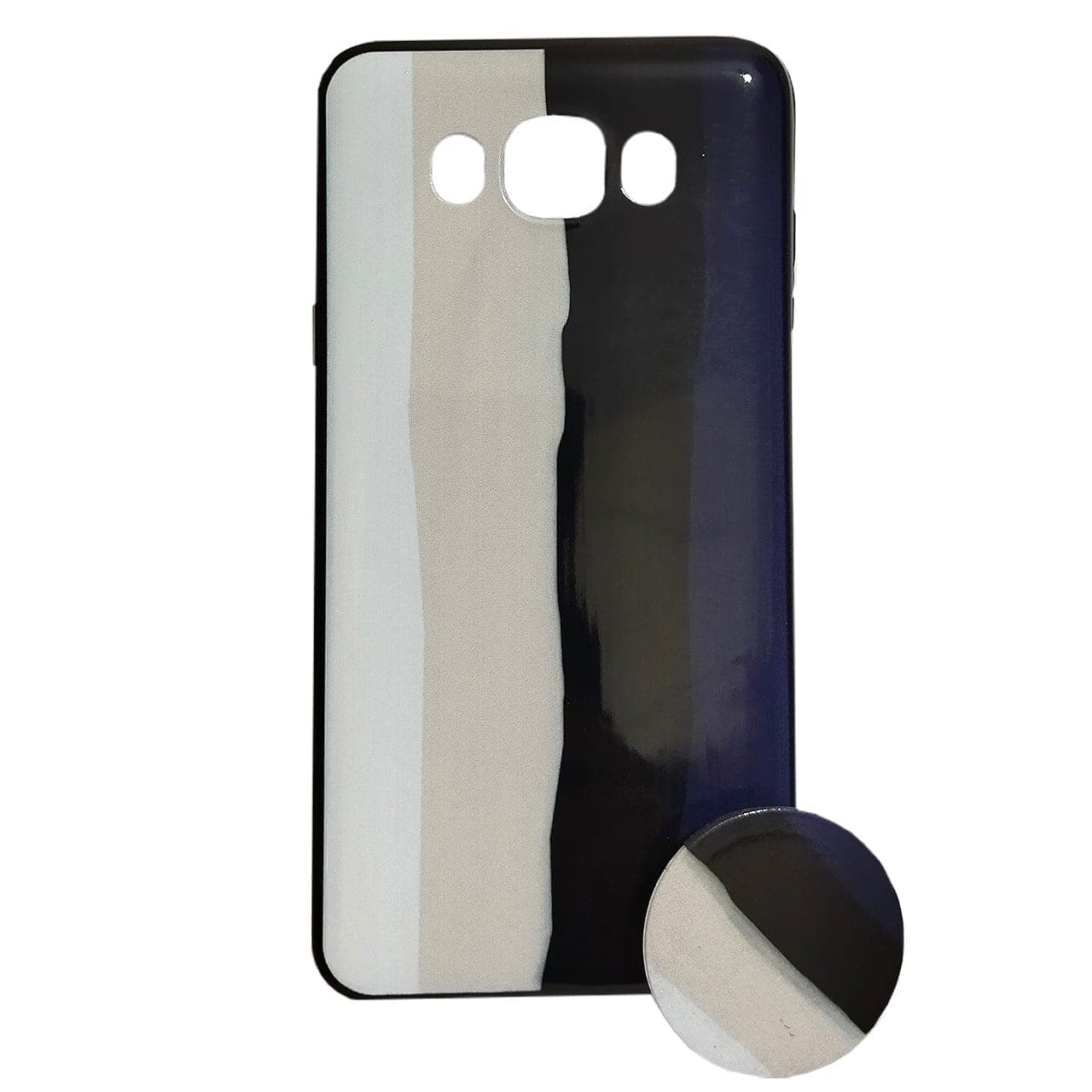 کاور کد 4007 مناسب برای گوشی موبایل سامسونگ Samsung J710 پاپ سوکت دار طرح رنگارنگ