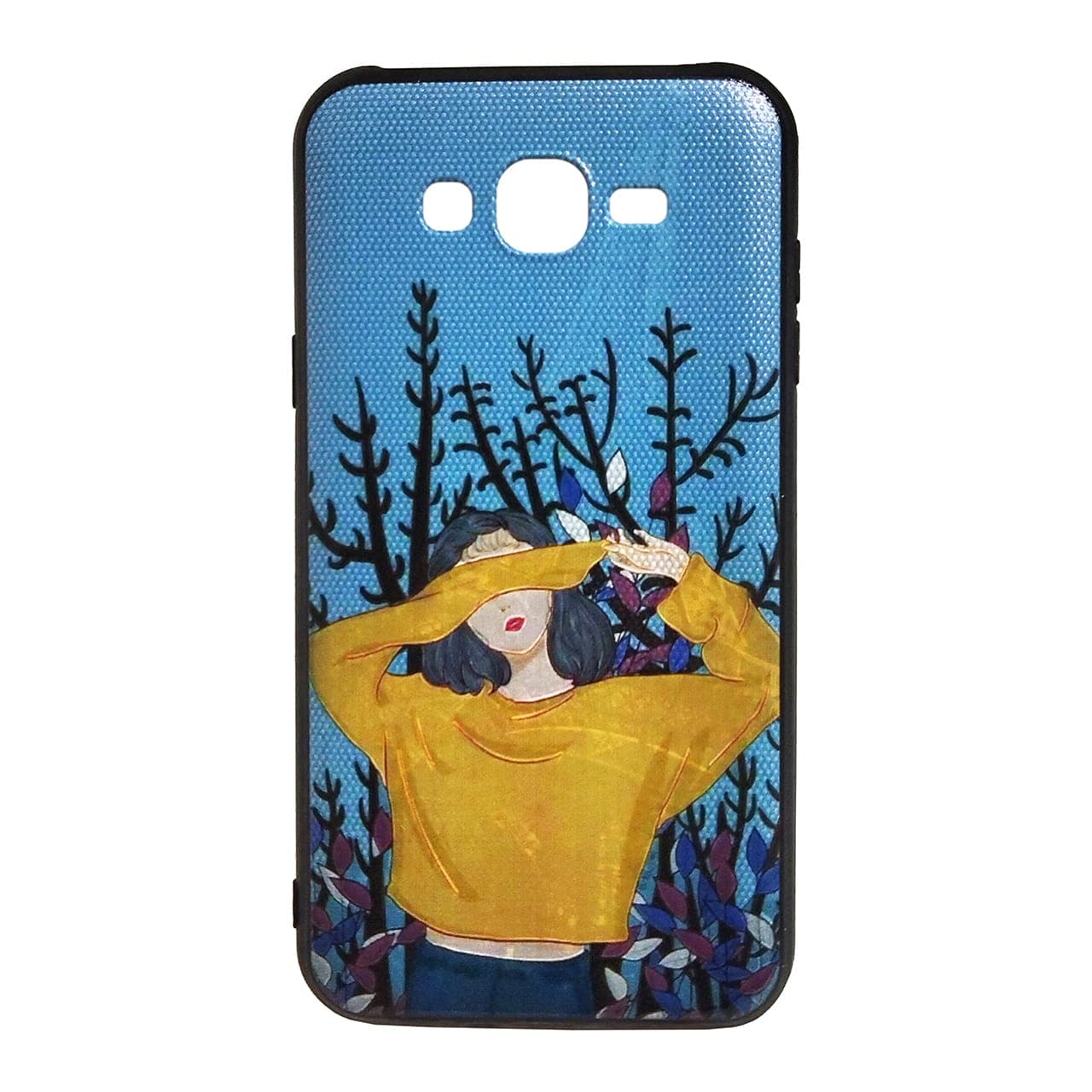 کاور کد 3612 مناسب برای گوشی موبایل سامسونگ Samsung J7 2015 طرح دختر