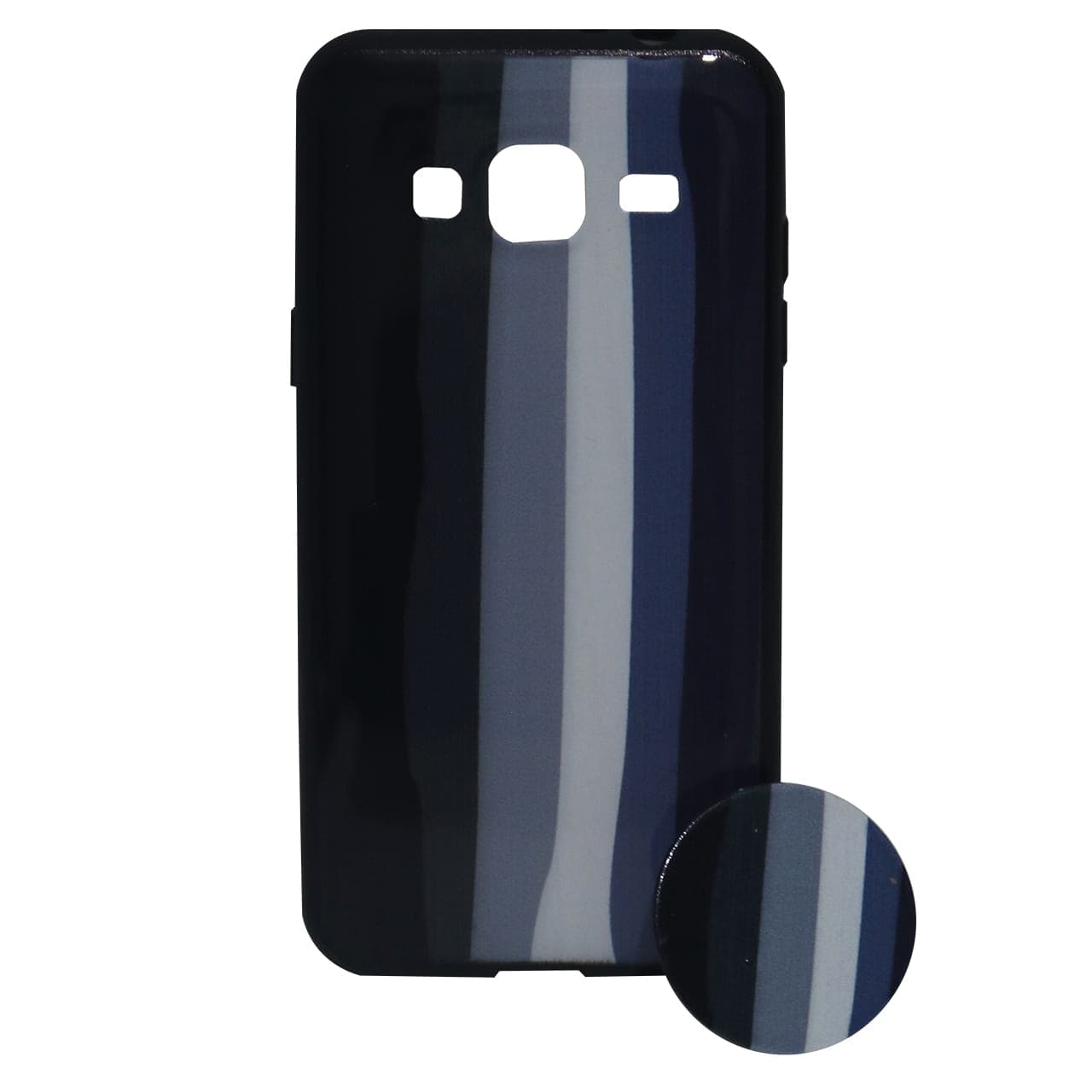 کاور کد 80360 مناسب برای گوشی موبایل سامسونگ Samsung J3 پاپ سوکت دار طرح رنگارنگ