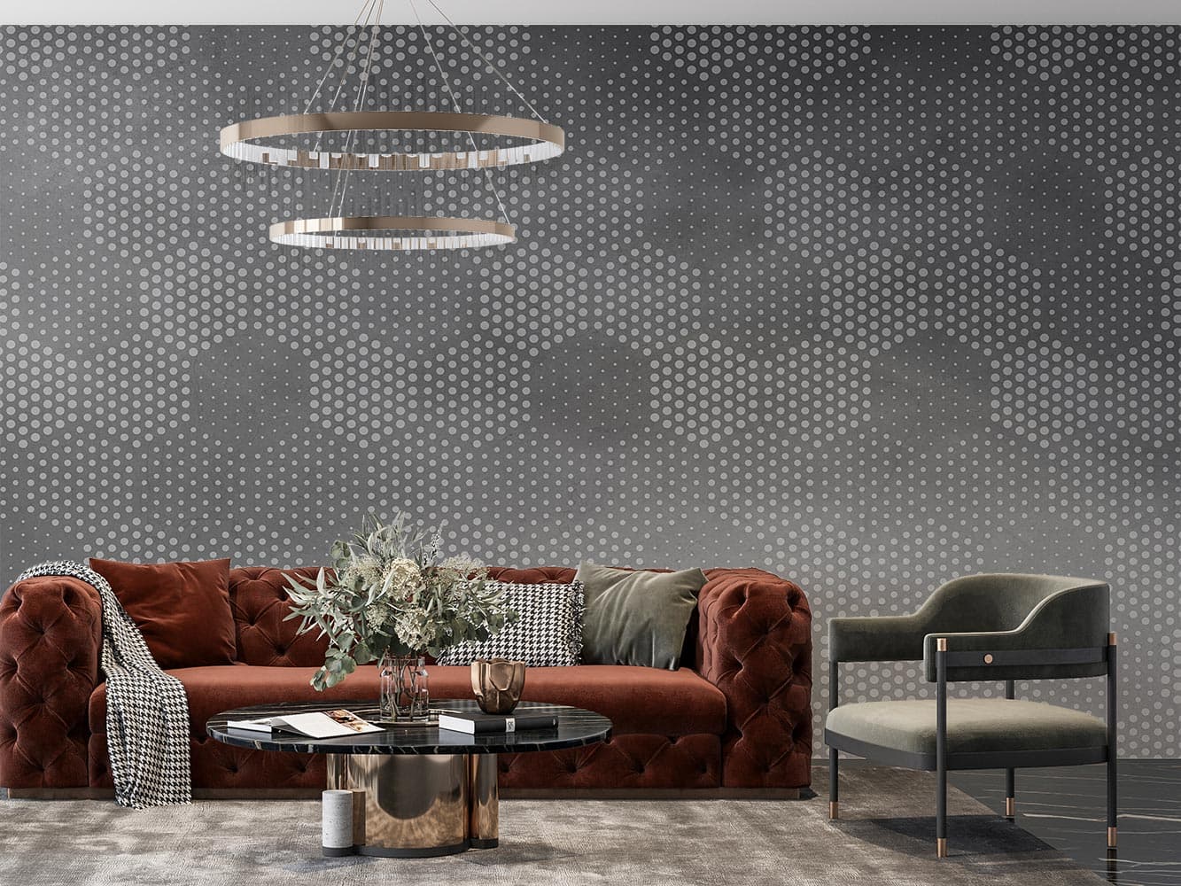 کاغذ دیواری مدل هندسی W10132000