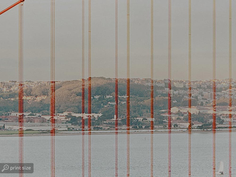 پوستر دیواری پل گلدن گیت W10130700 — تصویر ۳