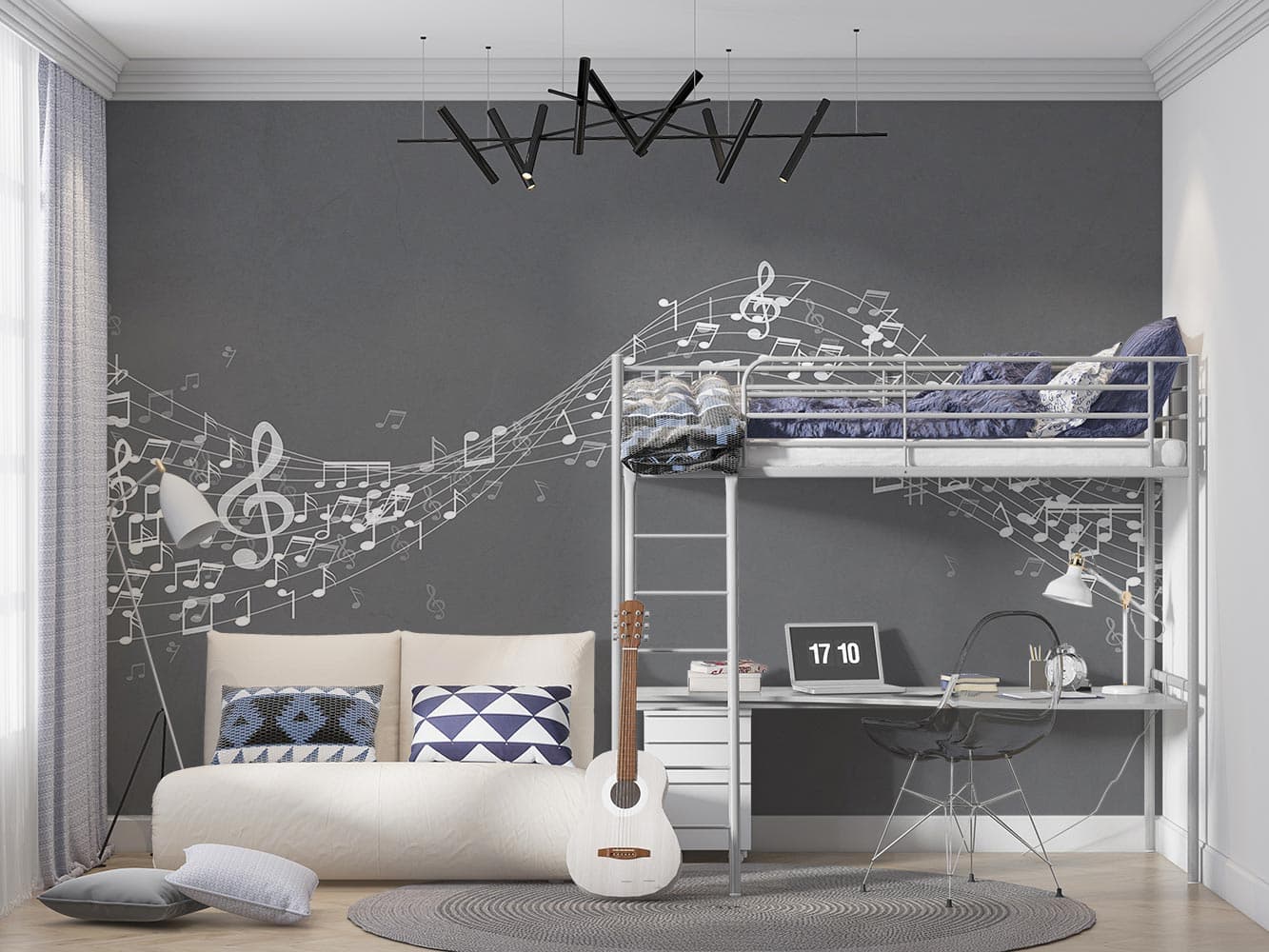پوستر دیواری نت موسیقی W10118600