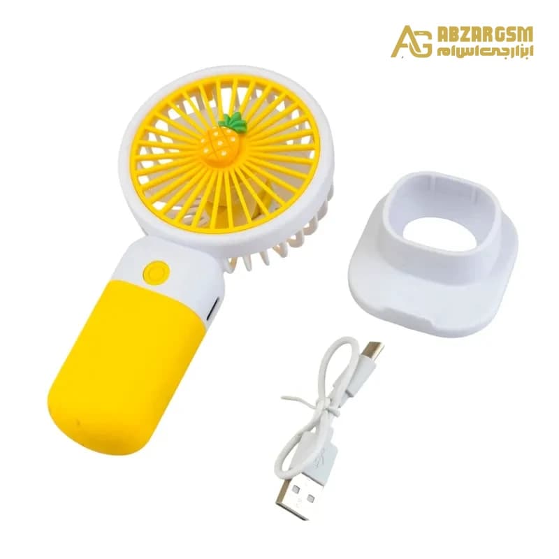 پنکه دستی شارژی سه سرعته مدل Mini T1 — تصویر ۲