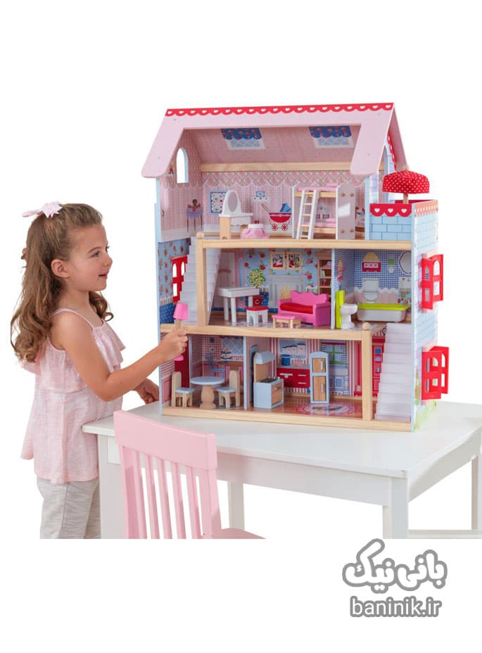 خانه عروسکی چوبی کیدکرفت مدل Kidkraft 65054 — تصویر ۲