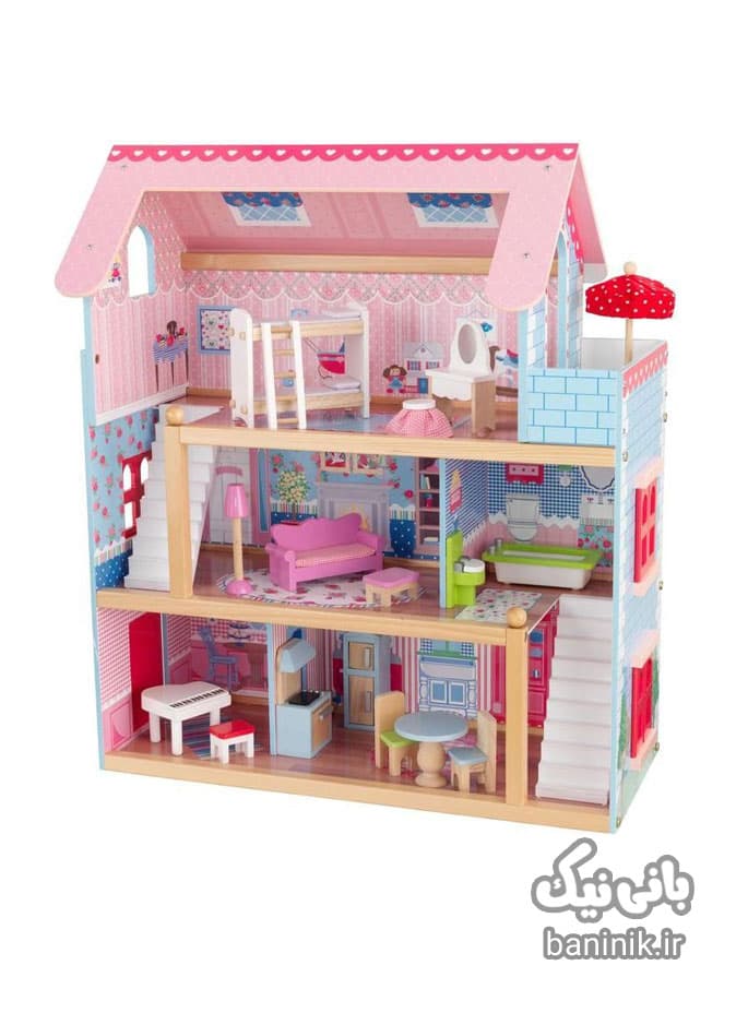 خانه عروسکی چوبی کیدکرفت مدل Kidkraft 65054 — تصویر ۸