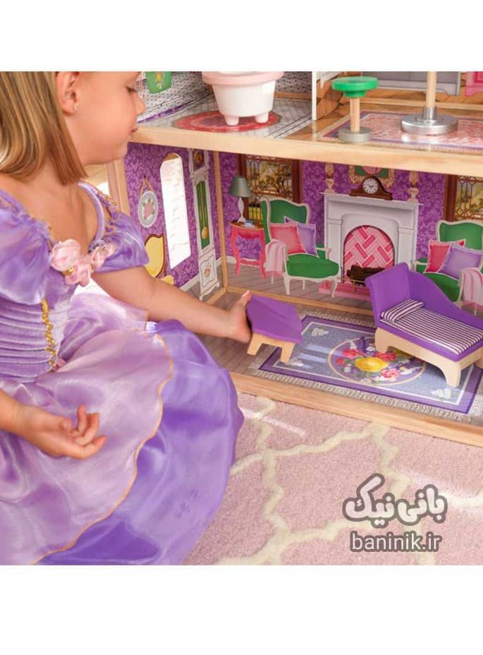 خانه عروسکی چوبی کیدکرفت مدل Kidkraft 65900 — تصویر ۷