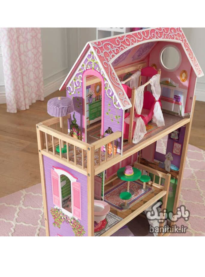خانه عروسکی چوبی کیدکرفت مدل Kidkraft 65900 — تصویر ۵
