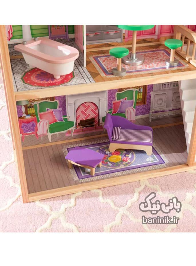 خانه عروسکی چوبی کیدکرفت مدل Kidkraft 65900 — تصویر ۸