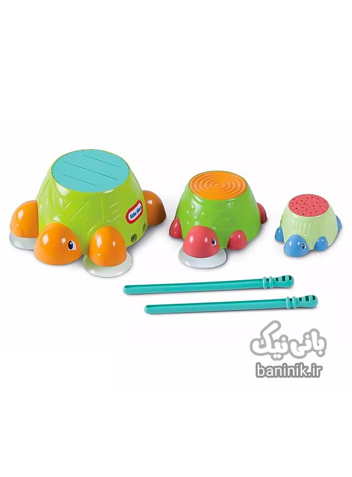طبل حمام طرح لاک پشت لیتل تایکس Little Tikes — تصویر ۳