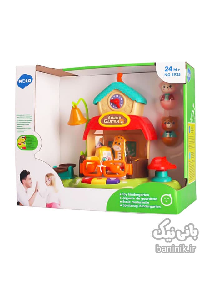 کلبه موزیکال حیوانات جنگل هولی تویز Huile Toys 935
