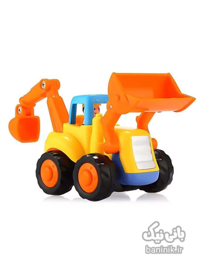 ماشین بازی هولی تویز سری راهسازی 4 عددی Huile Toys Vehicle Set 326 — تصویر ۴