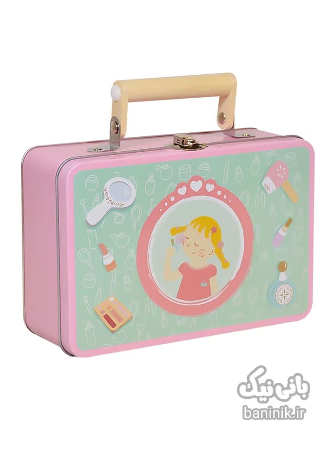 ست آرایشی چوبی با جعبه فلزی پیکاردو Picardo Beauty Playset