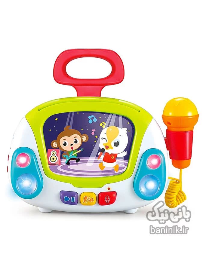 میکروفن موزیکال هولی تویز Huile Toys Karaoke Jukebox 3138 — تصویر ۳