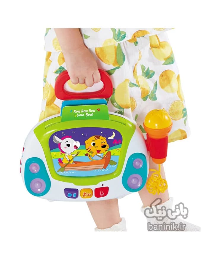 میکروفن موزیکال هولی تویز Huile Toys Karaoke Jukebox 3138 — تصویر ۷