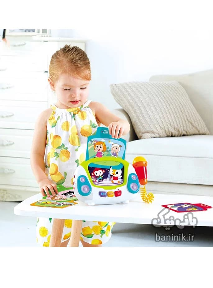 میکروفن موزیکال هولی تویز Huile Toys Karaoke Jukebox 3138 — تصویر ۴