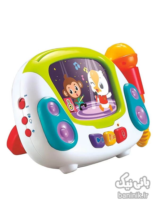میکروفن موزیکال هولی تویز Huile Toys Karaoke Jukebox 3138 — تصویر ۵