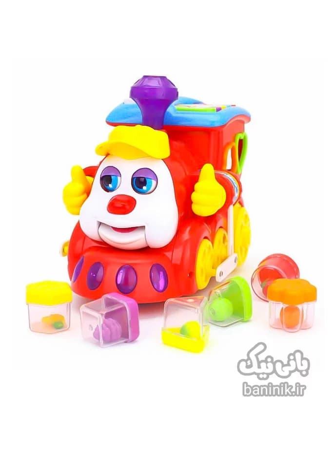 قطار آموزشی موزیکال هولی تویز Huile Toys Learning Loco 556 — تصویر ۳